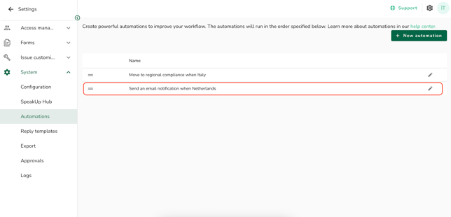 Change Automation