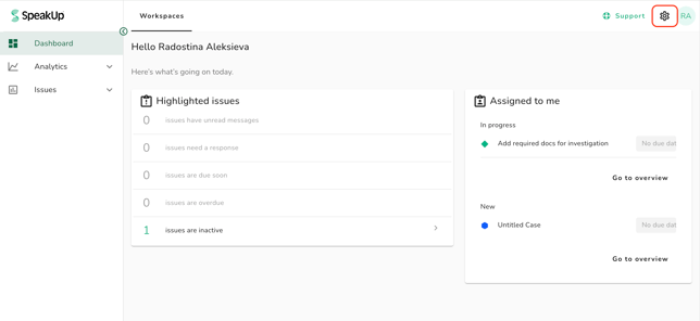 Dashboard-settings