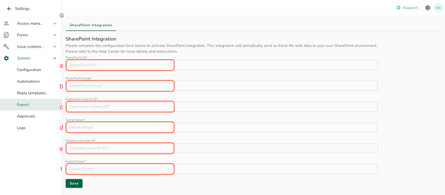 SharePoint Integration