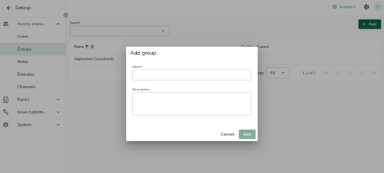 Group Setup