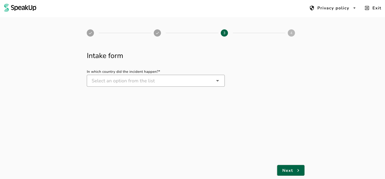 Knowledge Base Intake Form What is a Reporter intake form?