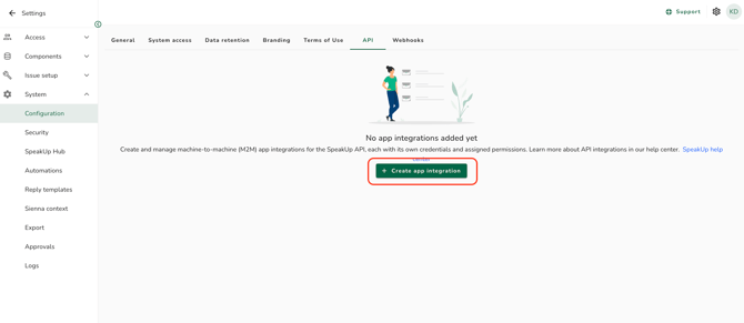create api