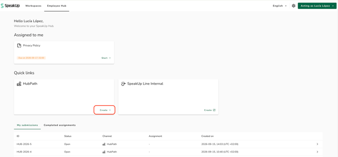 create hub