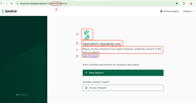 custom channel reporter