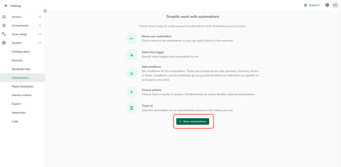 new automation