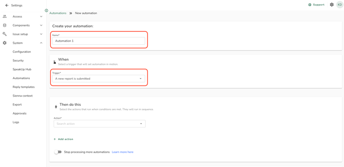 new report automation